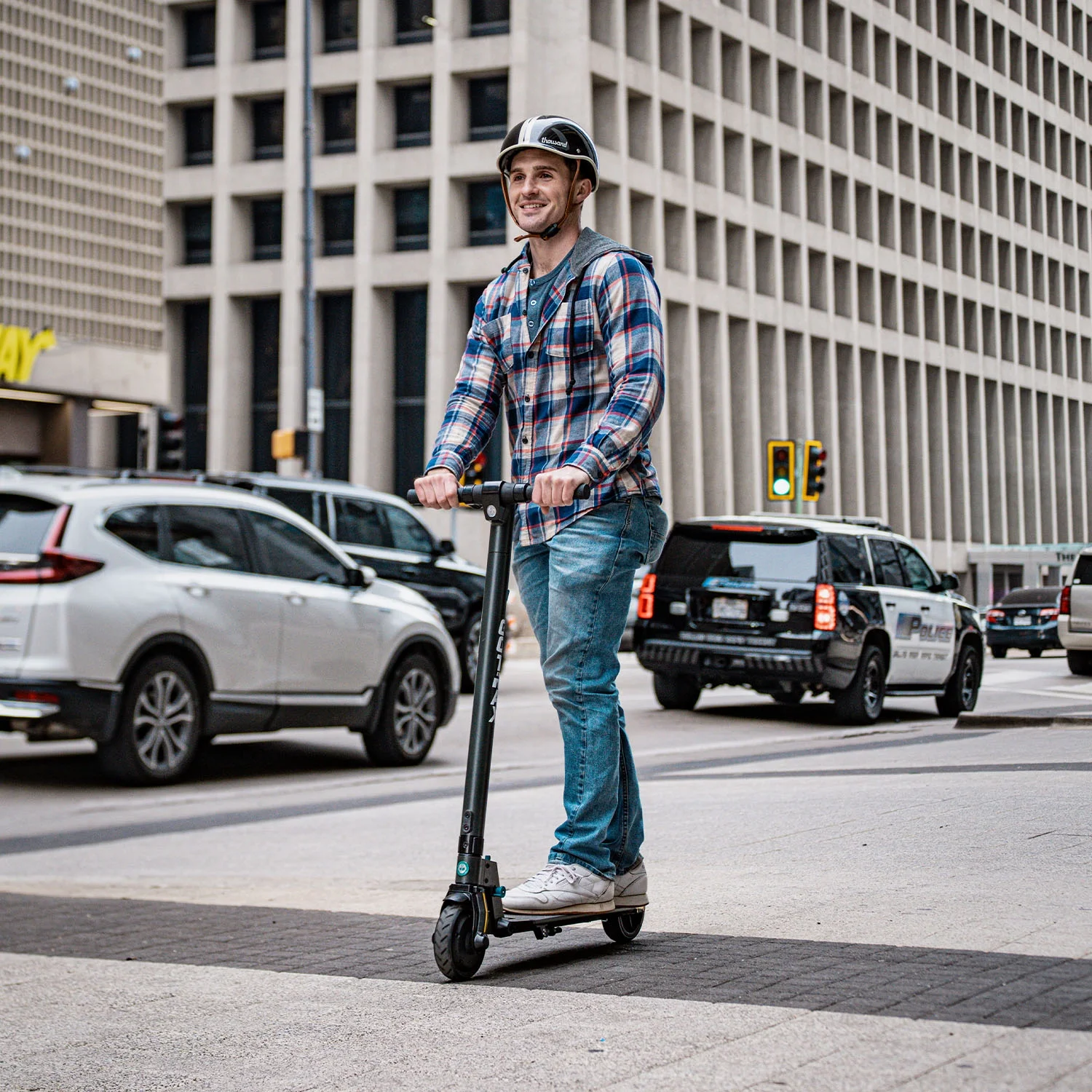 G2Plus Foldable Electric Scooter for Adult Teens Age of 8+ with 6" Tires, 200W 12mph, Gray(Black) - Image 8