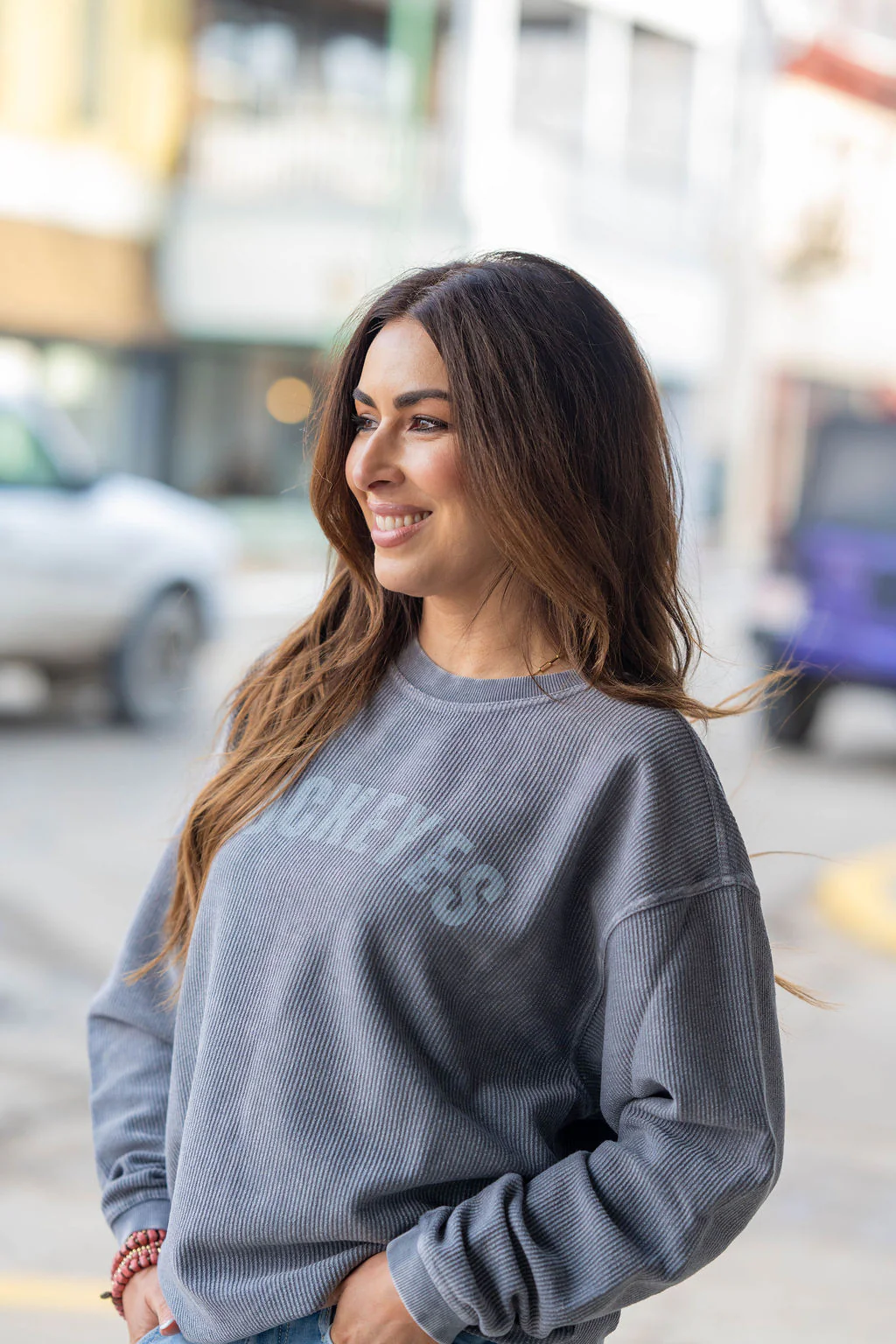 Buckeyes Ribbed Crewneck