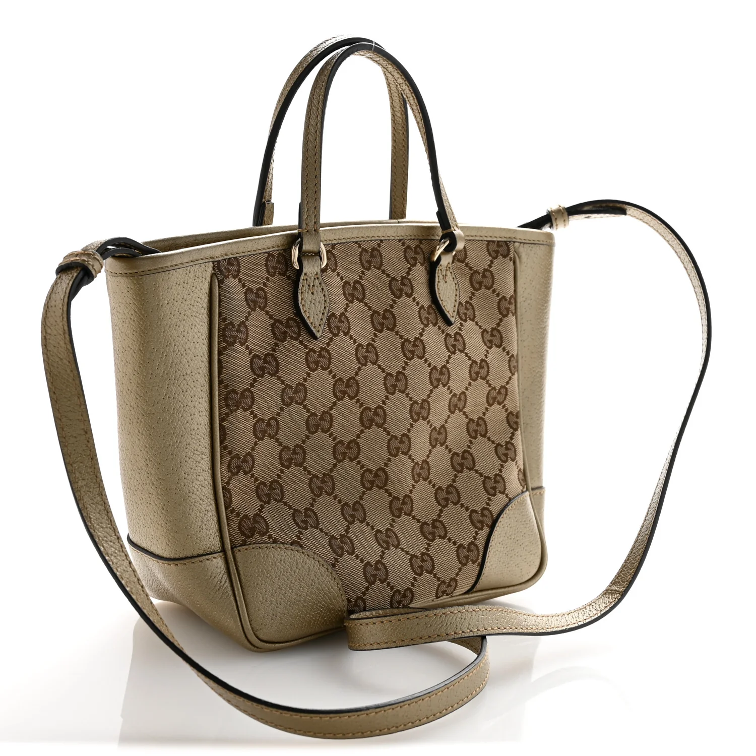 Monogram Mini Bree Tote Golden Beige