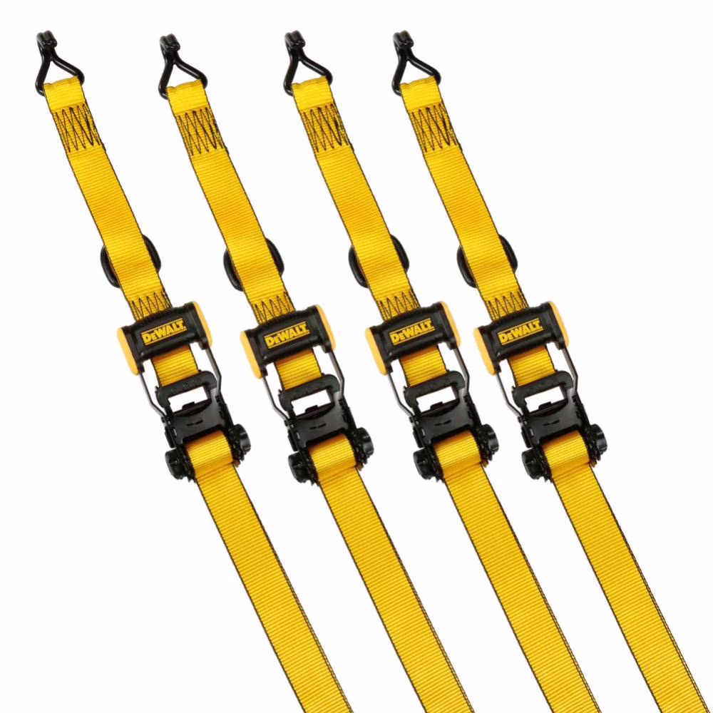 DeWalt DXBC33004 Ratchet Tie-Down Strap, 1.5 In. x 16 Ft., 4-Pk. - Quantity 1