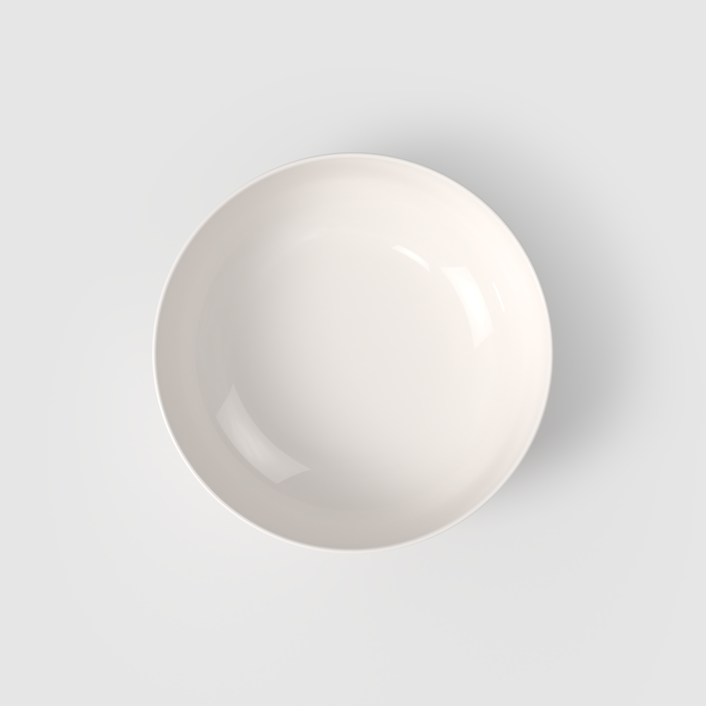 Afina Serving Bowl - White, 67.7 oz, Premium Porcelain