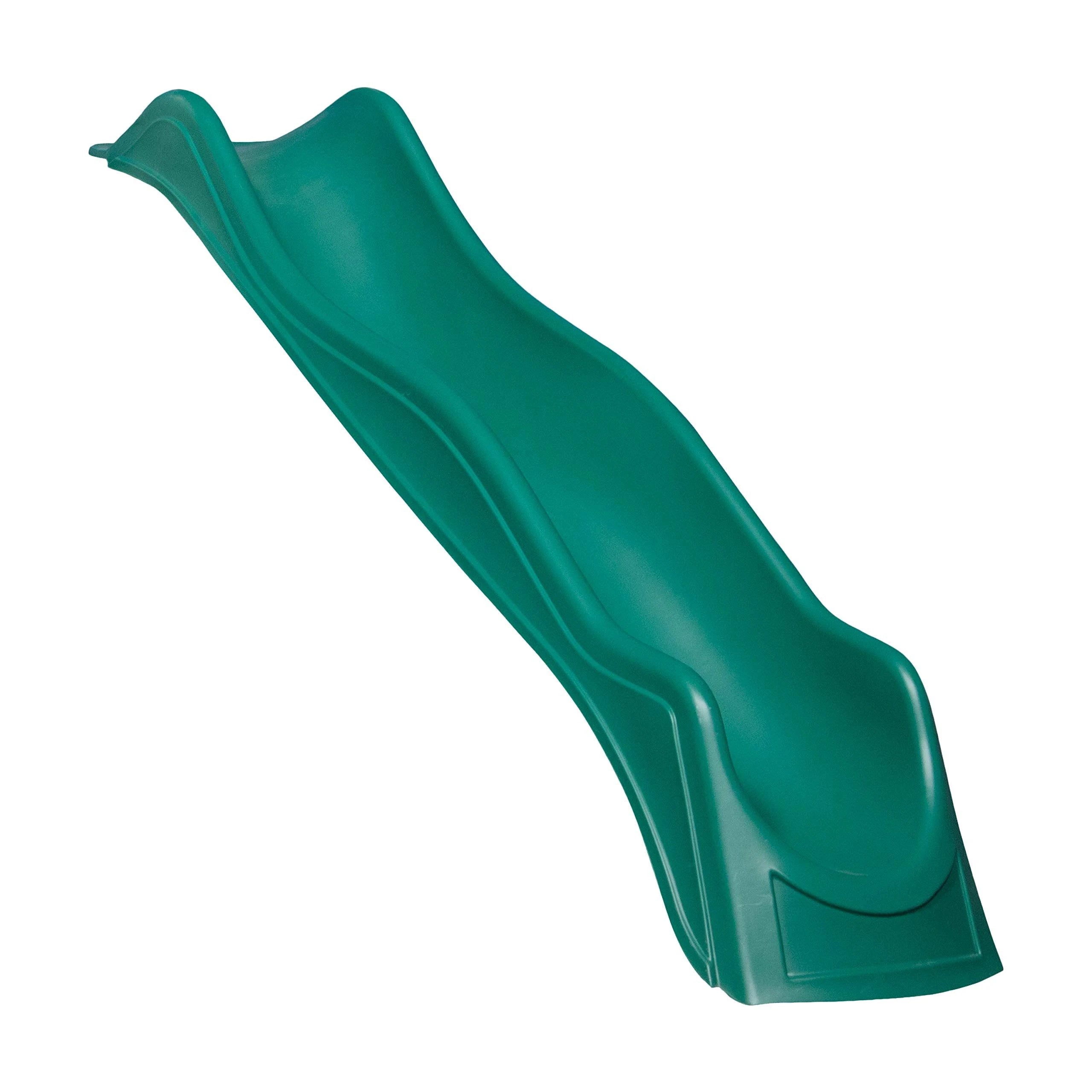 Backyard Discovery 10 Foot Wave Slide. Easy One Piece Installation. Green - MadeInUSA