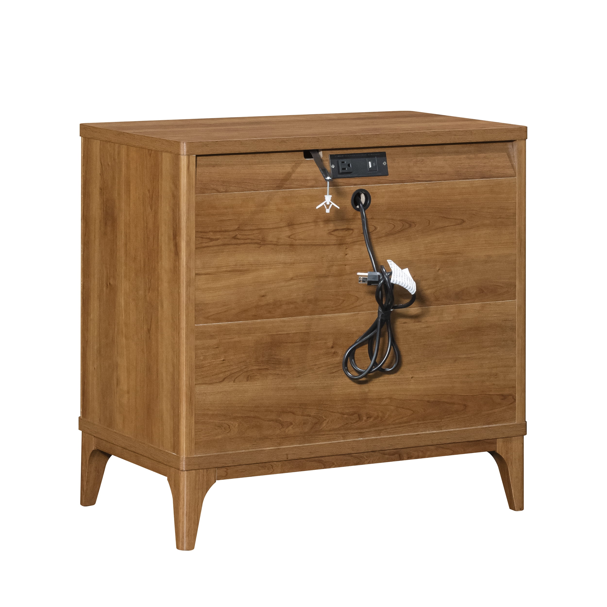 Greyson 3-Drawer Nightstand with USB, Acorn Finish(Single) - Image 9