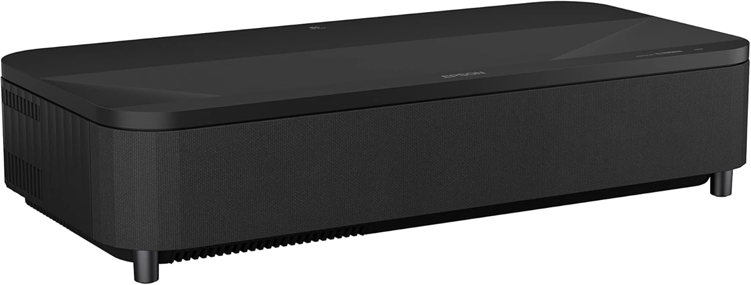 Epson EpiqVision Ultra LS800 Ultra Short Throw 3-Chip 3LCD Smart Streaming Laser Projector  4 000 Lumens  4K PRO-UHD  HDR  150