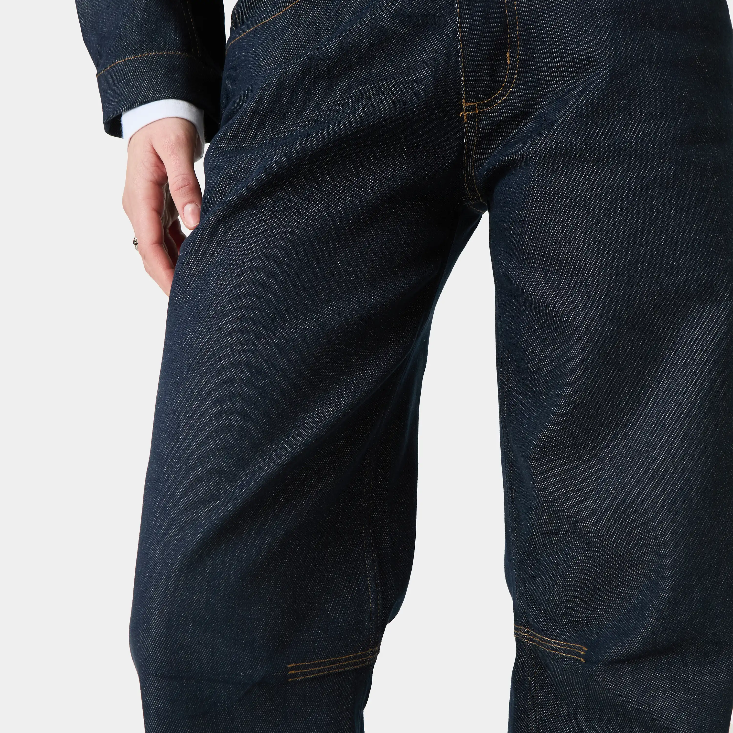 Moss Raw Denim Pants