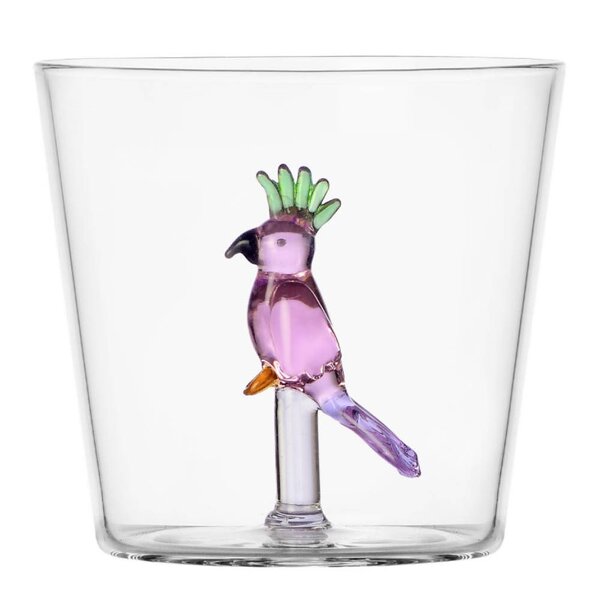 Talking Tress vannglass 30 cl rosa kakadua