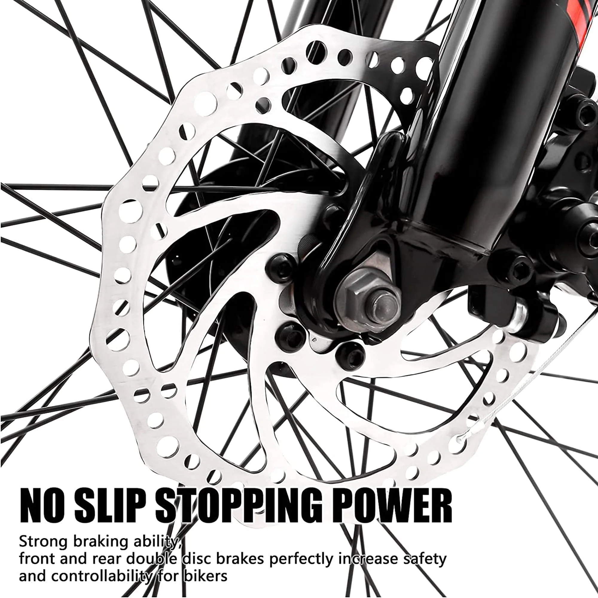 Feildoo Mountain Bike, 26 - Inch Wheel, 21 Speeds, - Black & Red