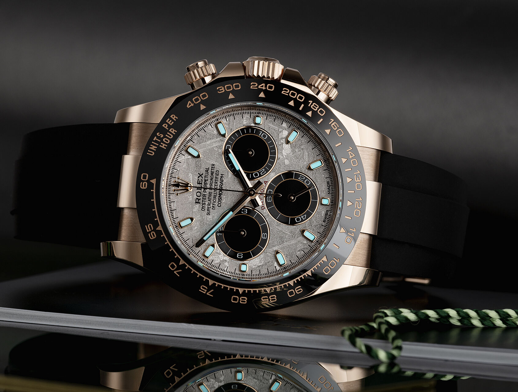 [Super Clone]Rolex Daytona  Cosmograph  Everose Oysterflex m126515ln-0008