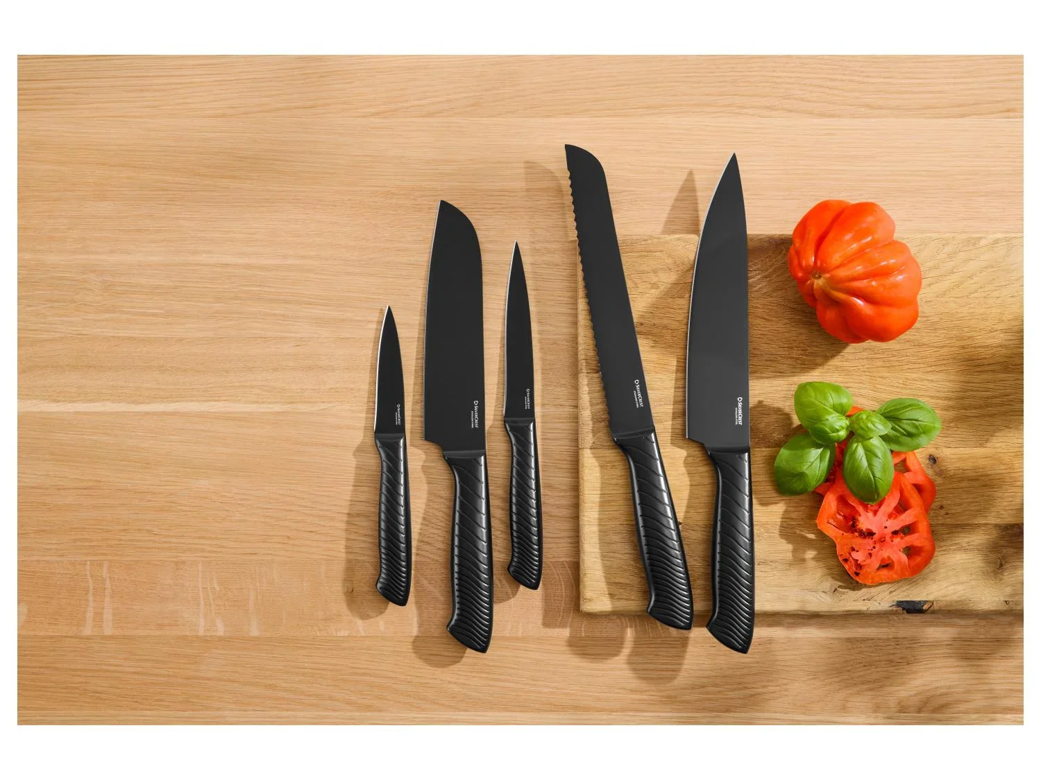 SILVERCREST Set de couteaux en acier inoxydable avec bloc de rangement