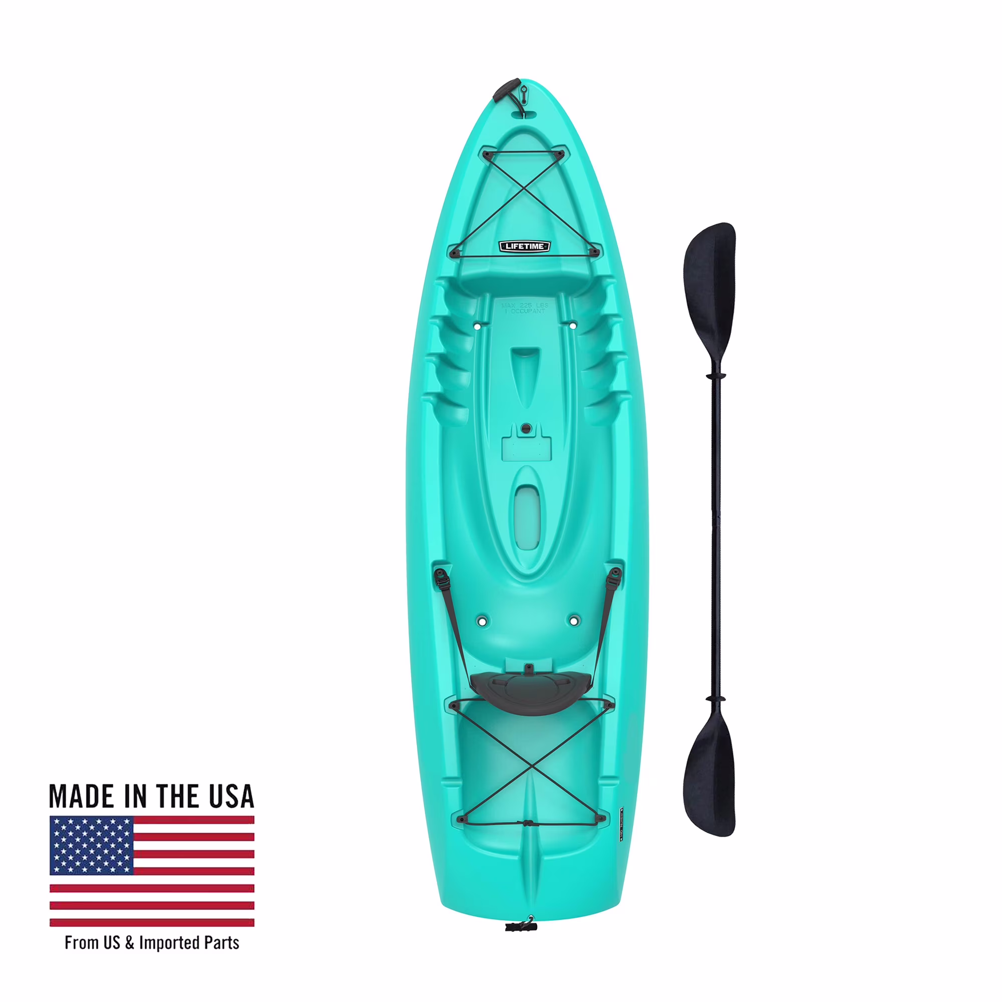 Hydros 101 inch Sit-on-Top Kayak, Orange (90595)(Orange) - Image 5