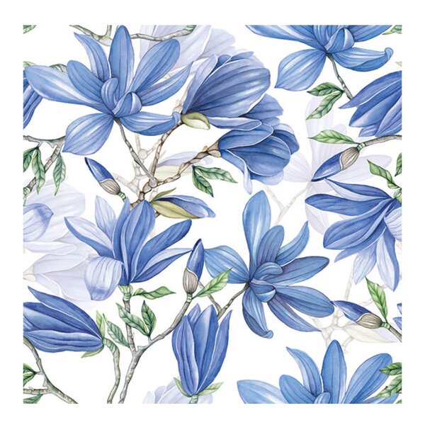 Serviett 33x33 cm 20 stk Magnolia Acuminata