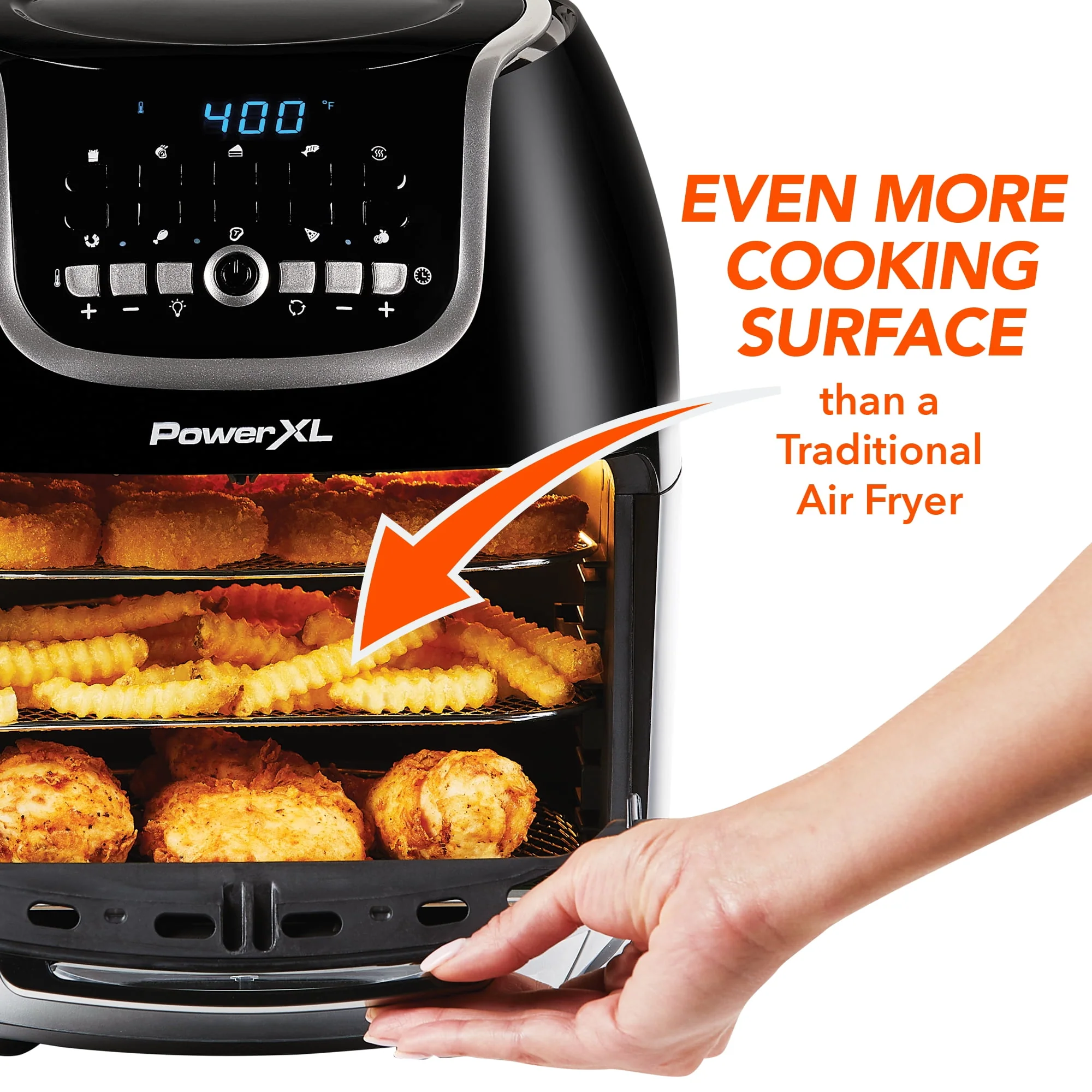Vortex Air Fryer Pro Plus 10 Quart Capacity, Black, 1700 Watts - Image 9