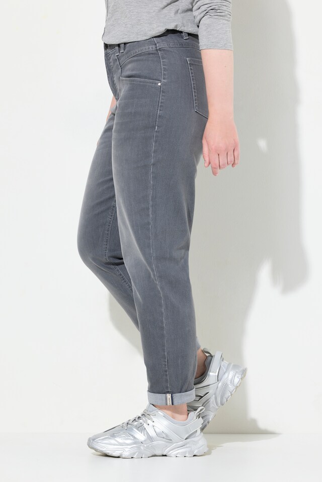 Wide-leg 5-pocket Carrot Jeans