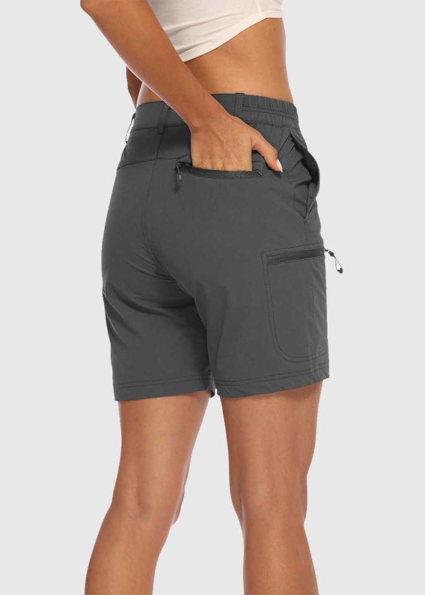 Short cargo extensible léger à séchage rapide pour femme