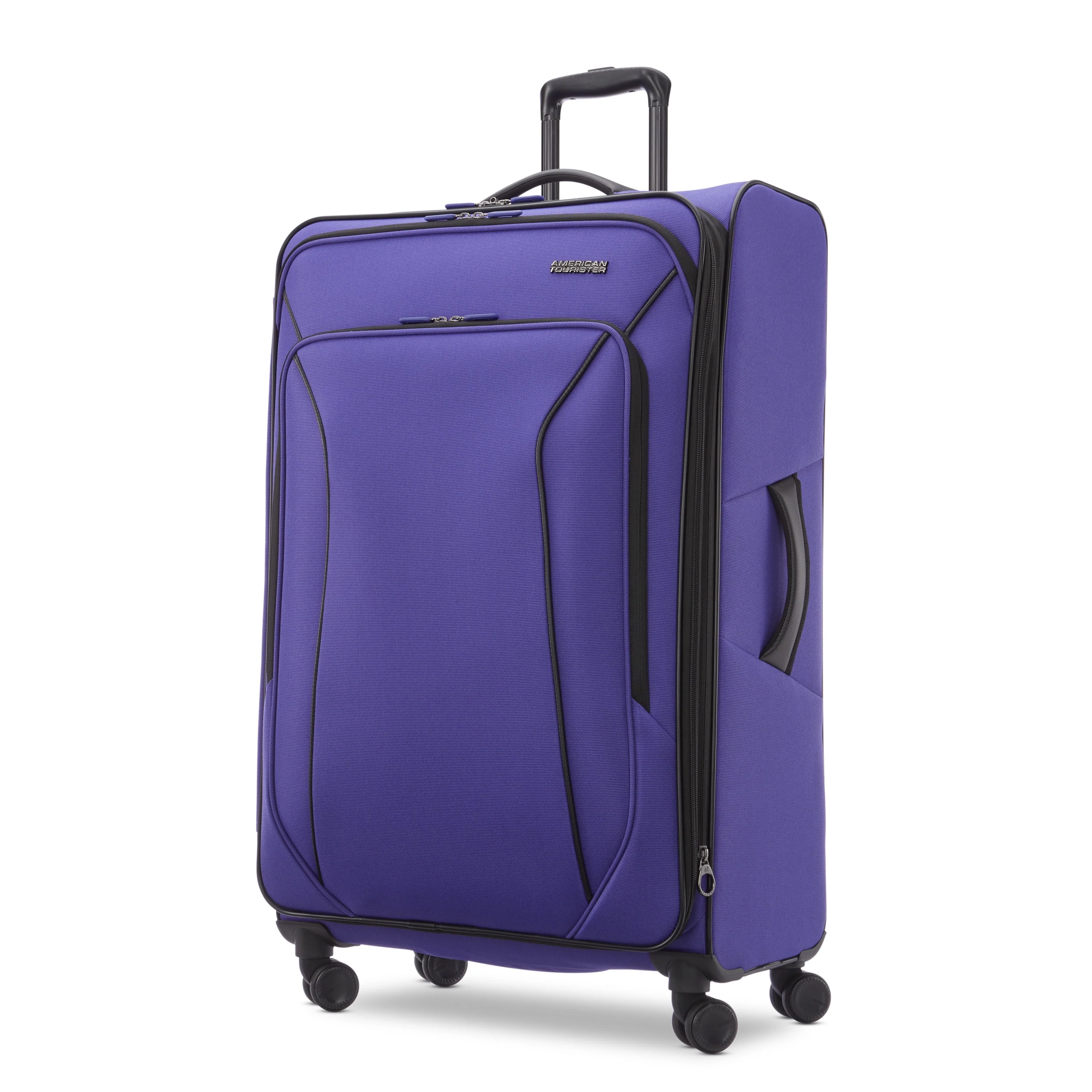 American Tourister X-Lite 3-Piece Luggage Set with Spinner Wheels - Light Grey