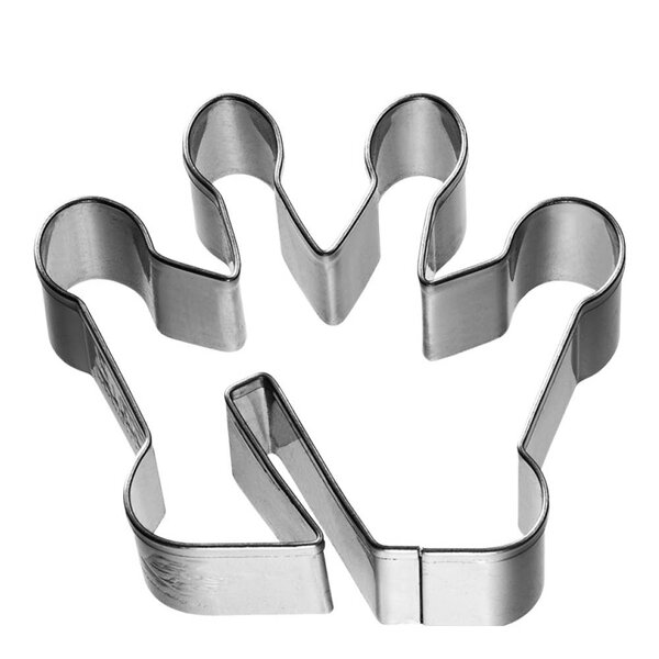 Cookie Cutters pepperkakeform krone til kopp 6,5 cm rustfritt stål