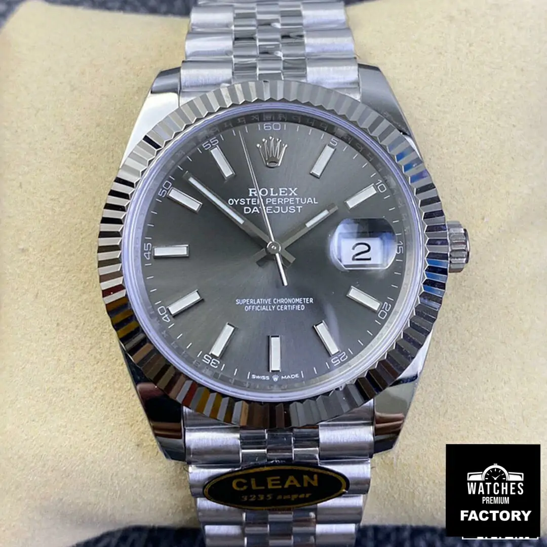 Rolex Datejust M126334-0014 Clean Factory Grey Dial