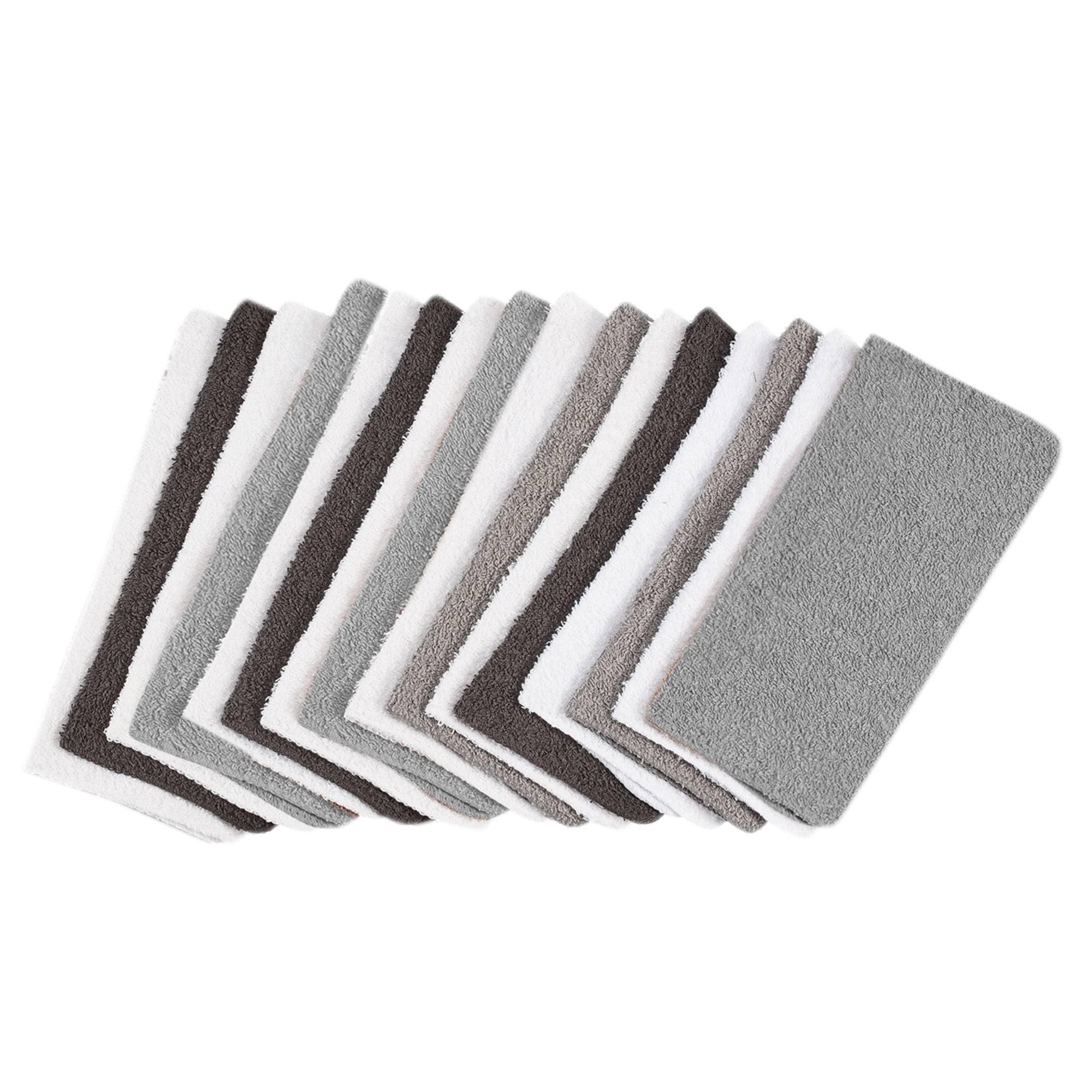 Mainstays 18-Pack Washcloth Bundle, Grey Multi, Size: 18 PC Washcloth Set