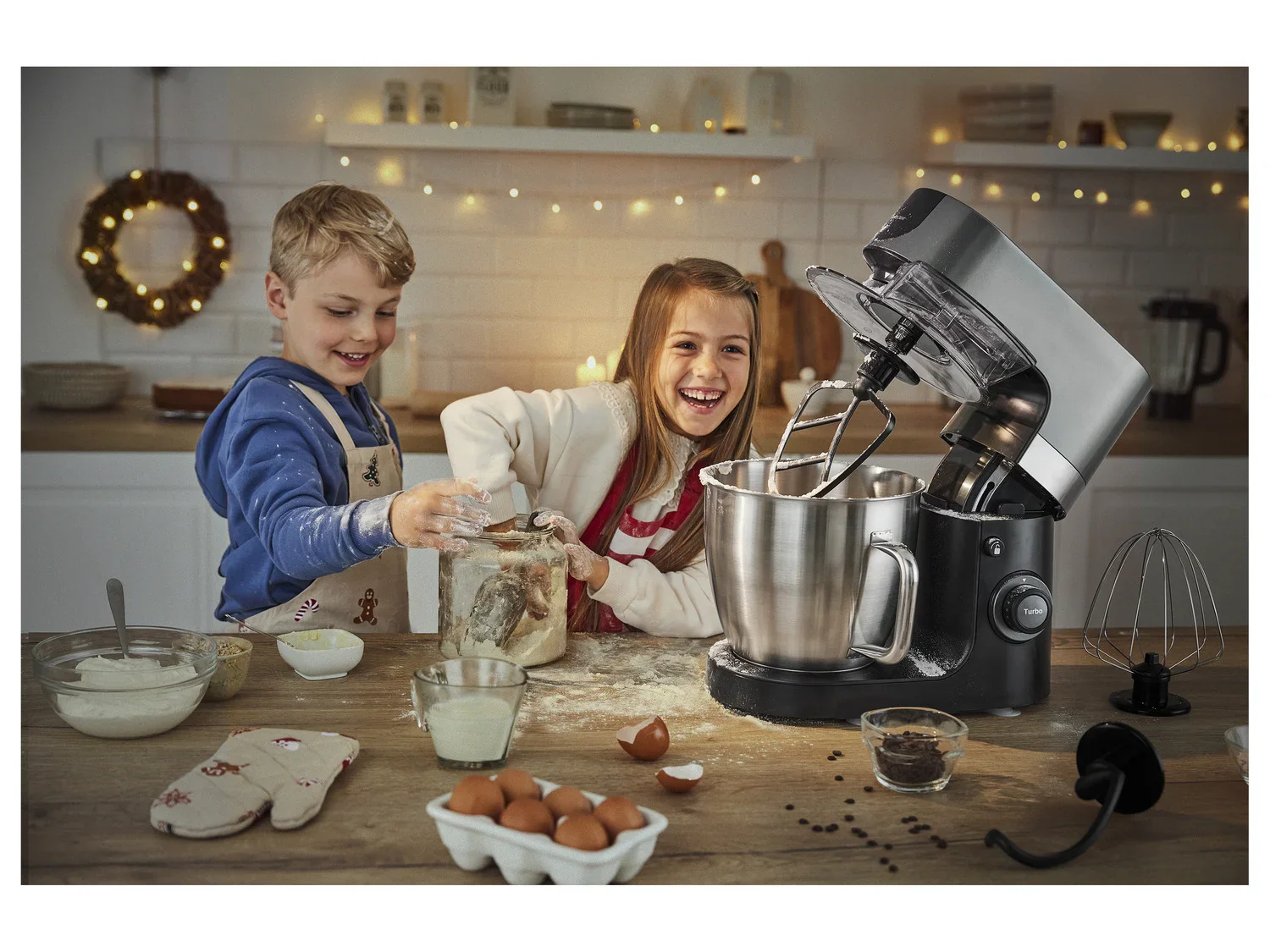 SILVERCREST KITCHEN TOOLS Robot de cuisine SKMP 1300 D3, 1300 W, 6,3 L