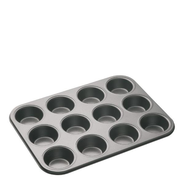 Muffinsform for 12 muffins 35x27 cm grå