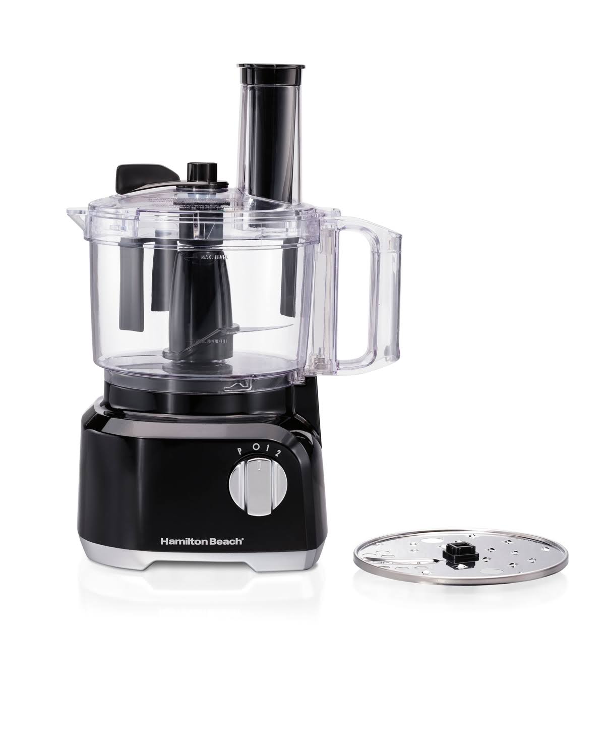 Hamilton Beach Bowl Scraper 8 Cup Food Processor | Model#70743, Black