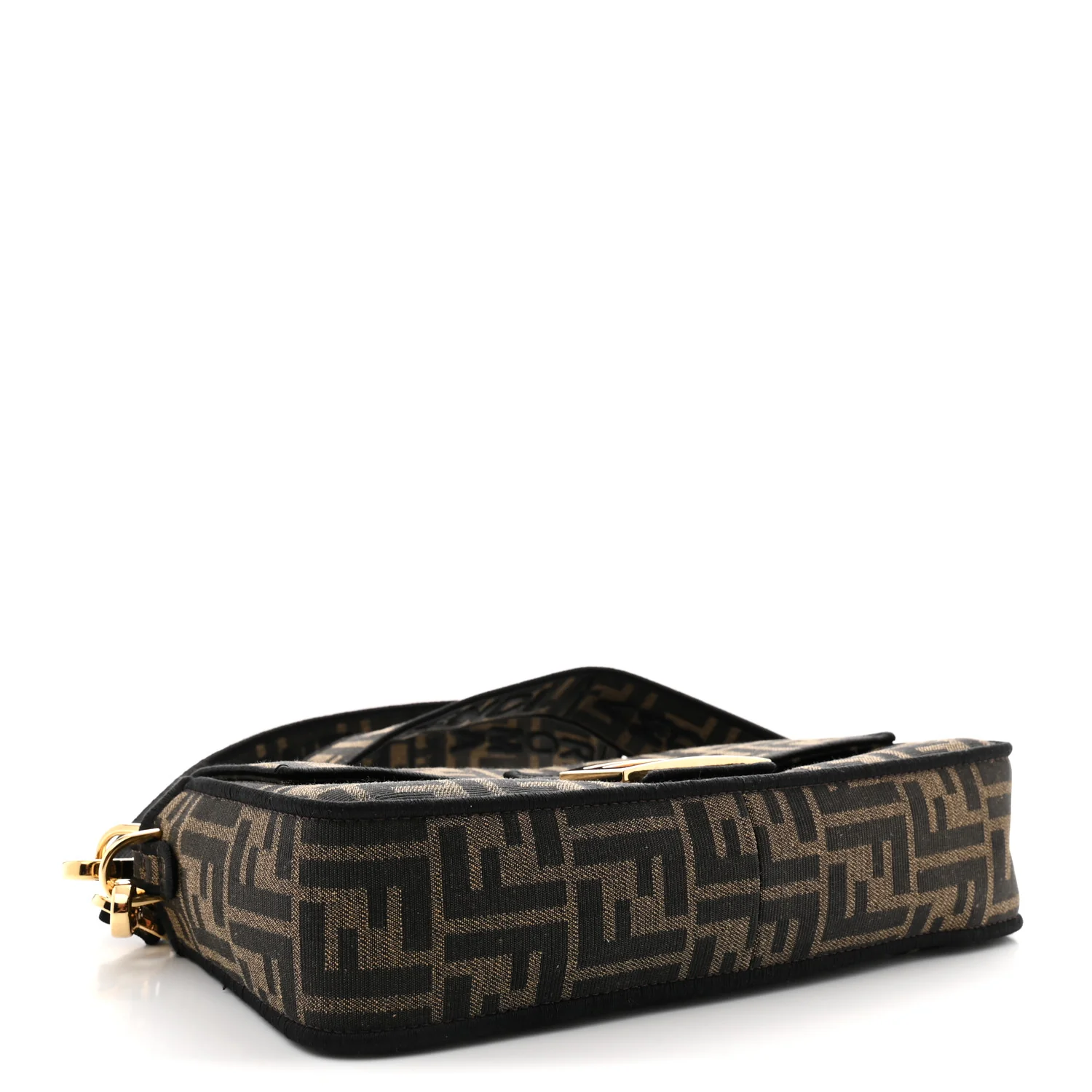 Fabric Jacquard FF 1974 Medium Baguette Tobacco Moro Black