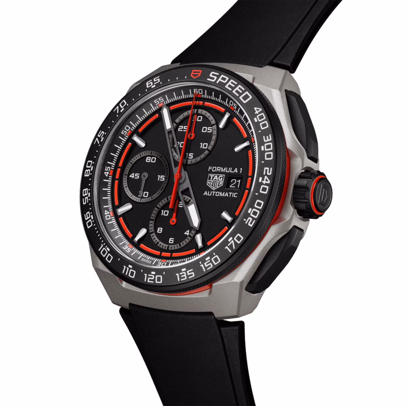 【Super Clone】TAG Heuer Formula 1 Chronograph Automatic 44mm Mens Watch Black CBZ2082.FT8096