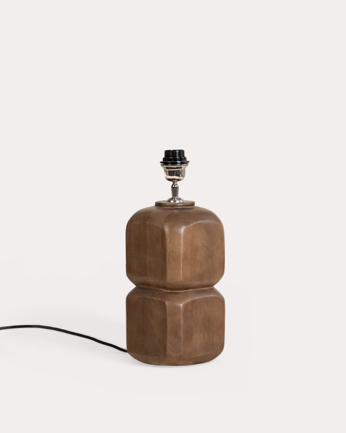 Teryn - Base para Lámpara de Mesa de Madera de Mango Teryn