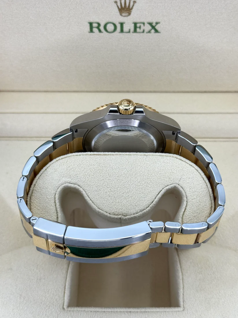 [Super Clone]Rolex Submariner Two-Tone Yellow Gold & Steel Rolesor - Blue Dial Ceramic Bezel (Ref# 126613LB)