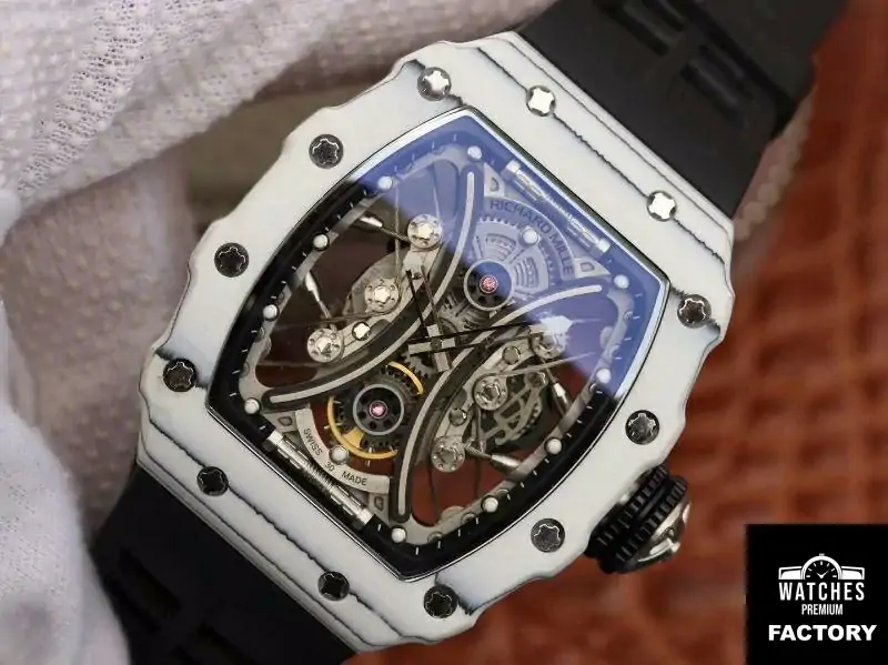Richard Mille RM53-01 White Ceramic Case Skeleton Dial