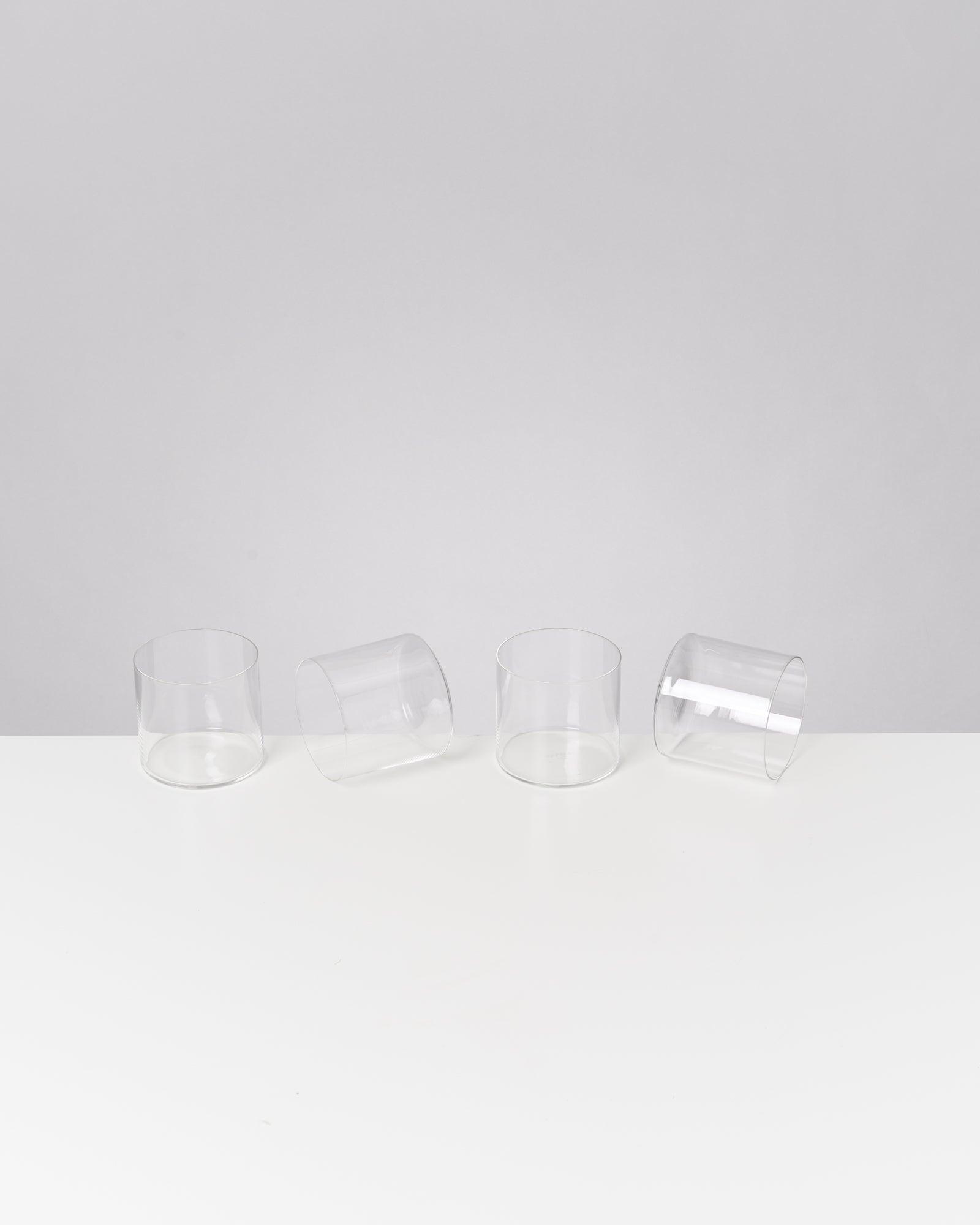 JOIA - SMALL GLASS TRANSPARENT SET OF 4