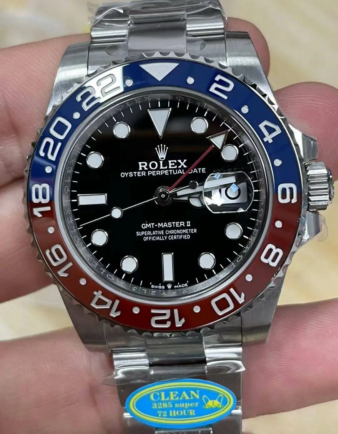 Rolex GMT Master II M126710BLRO-0002 Clean Factory V3 Stainless Steel Strap