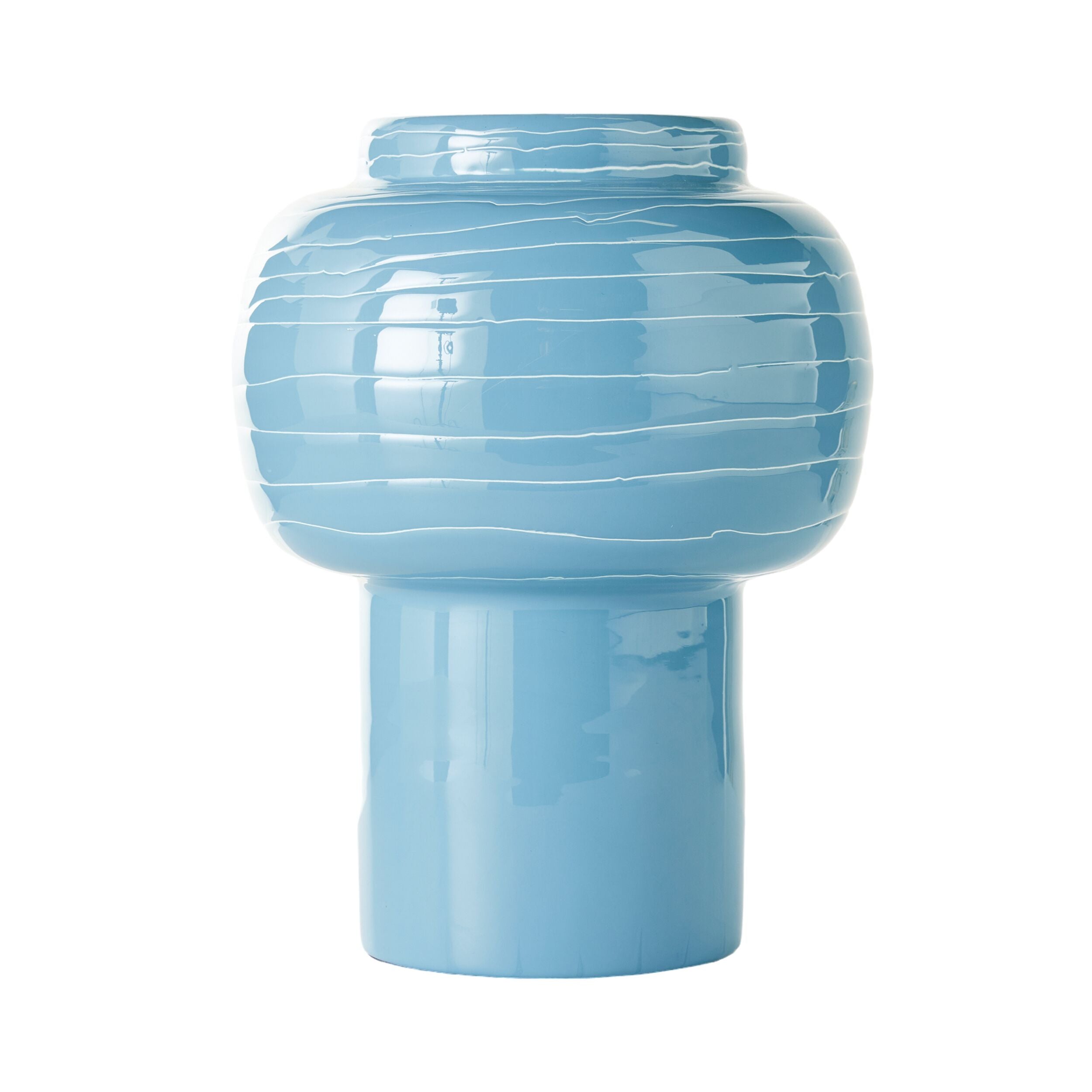 Sarra Vase Blue 20x20x26cm