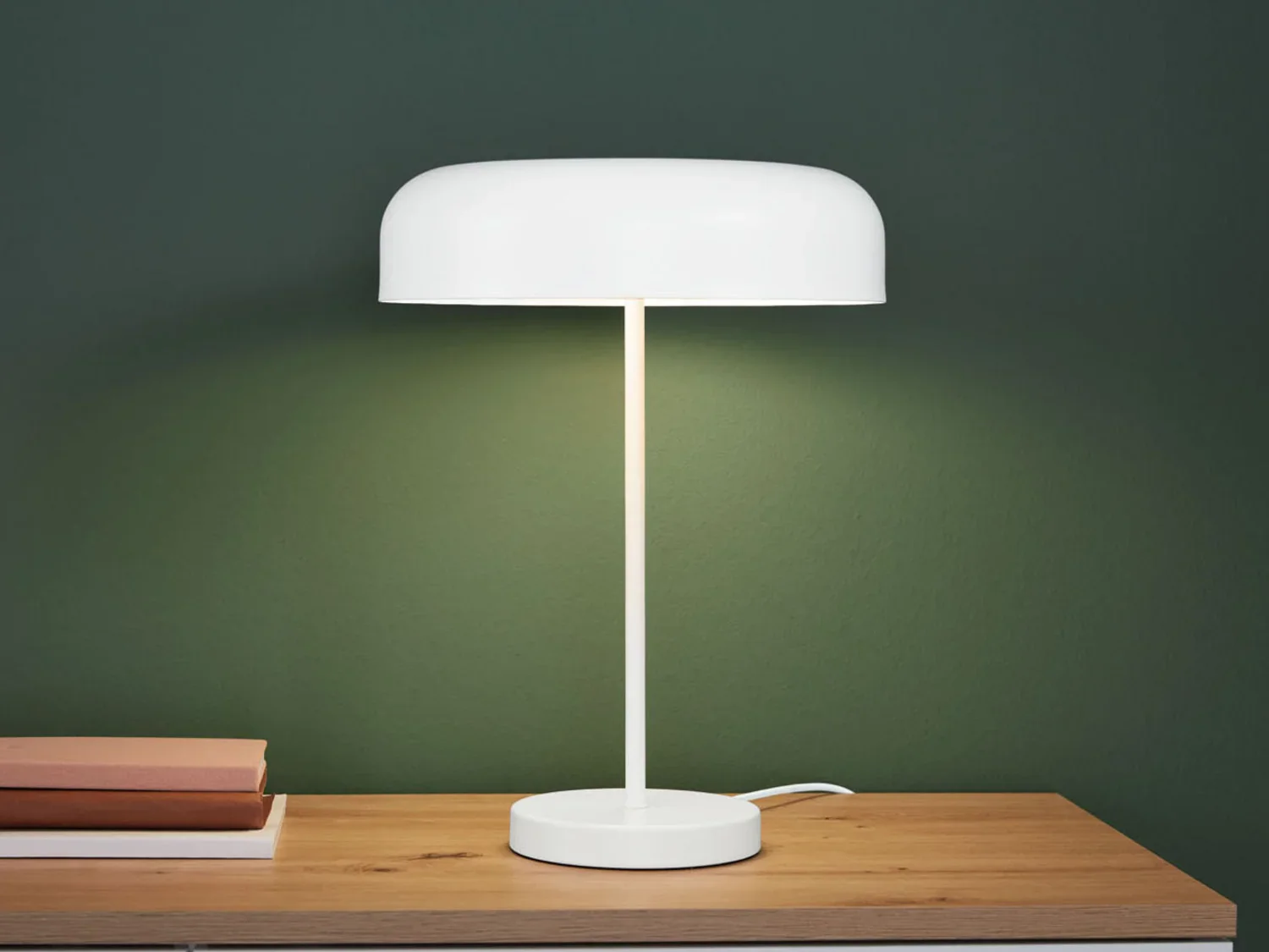 LIVARNO home Lampe de table, 1 ou 2 ampoules, blanc mat