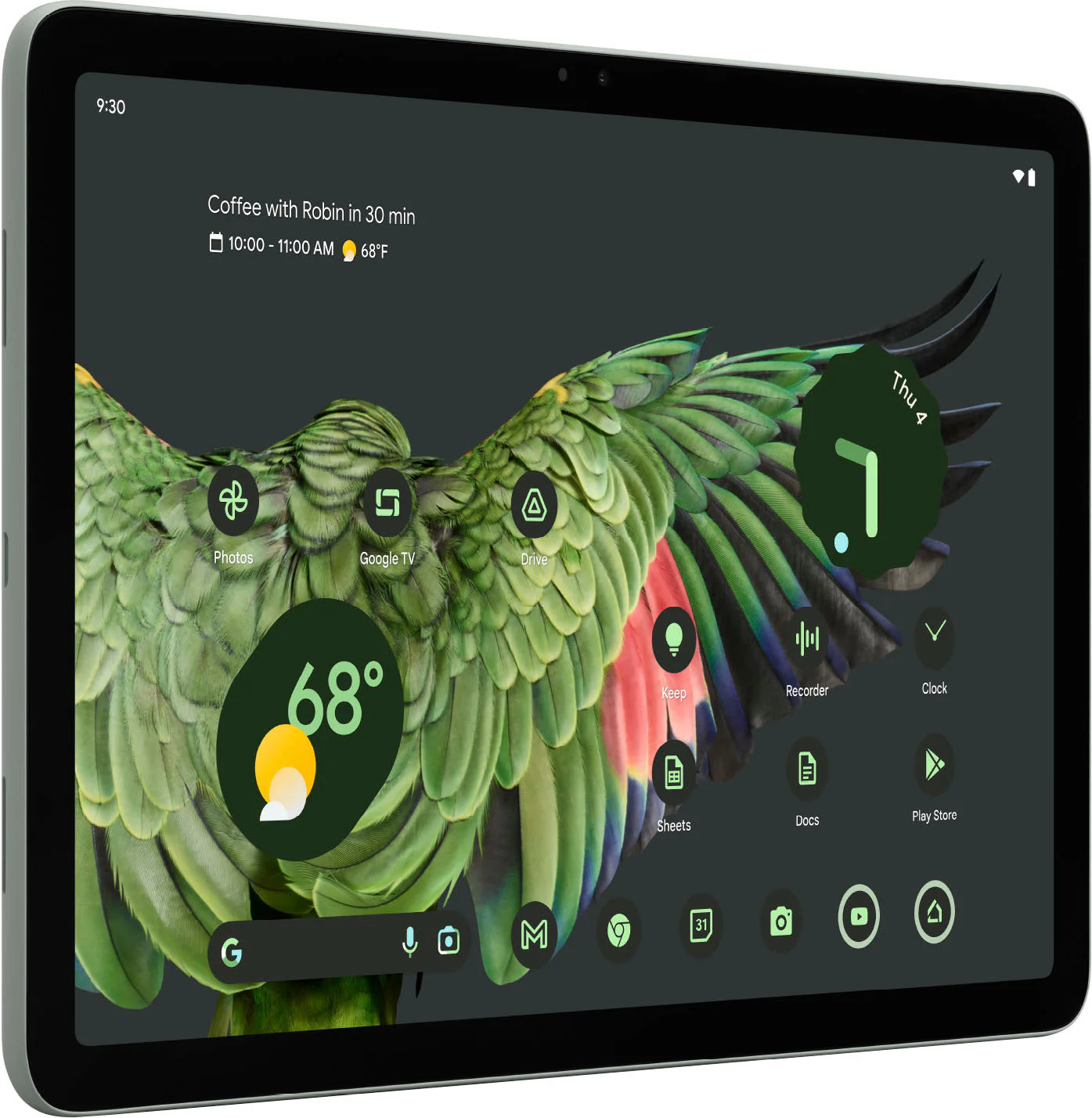 Google - Pixel Tablet with Charging Speaker Dock - 11 Android Tablet - 256GB - Wi-Fi - Hazel
