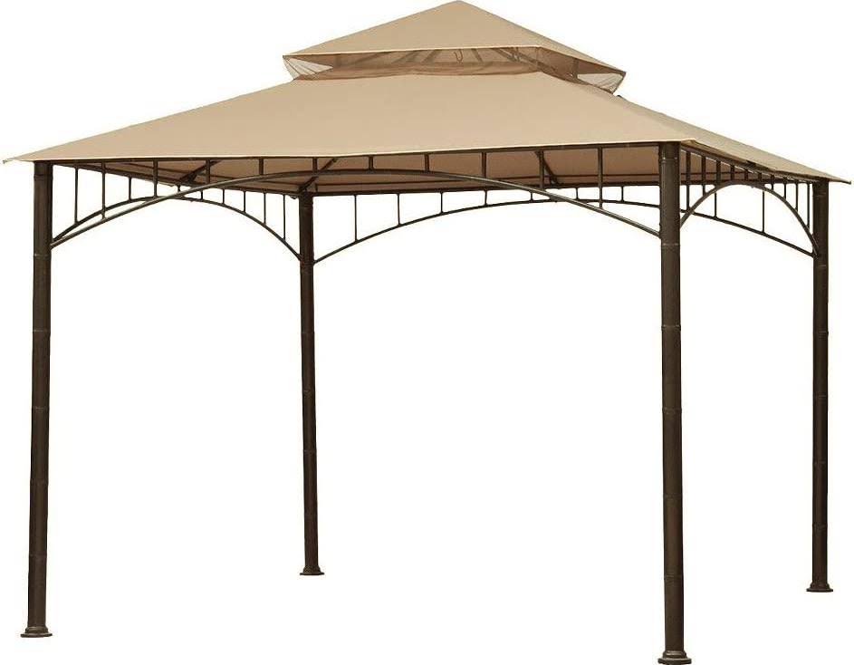 Garden Winds Replacement Canopy for Target Madaga Gazebo Beige