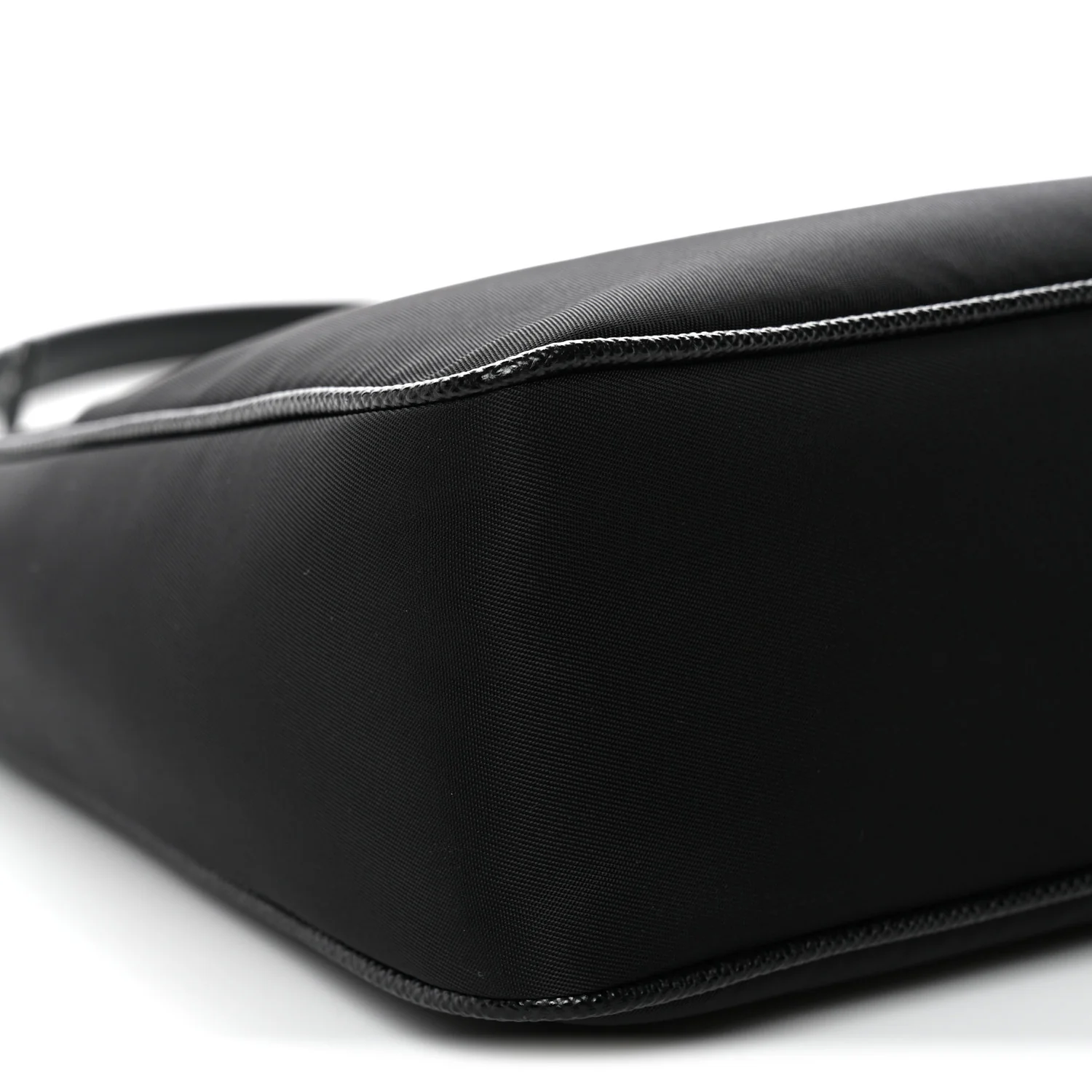 Tessuto Nylon Saffiano Mini Re-Edition 2005 Bag Black