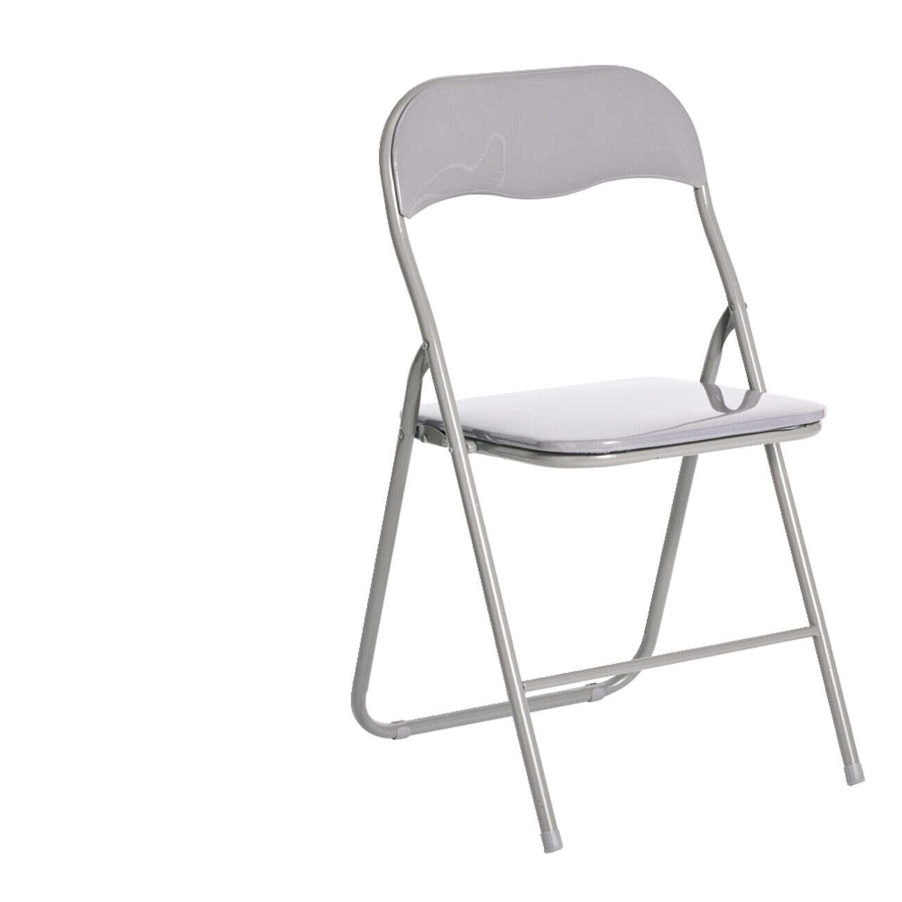 Chaise pliante Tracy métal gris foncé L49xP49xH79cm