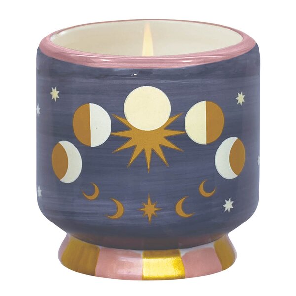 Adopo duftlys jasmine & rose Moon Phases blå