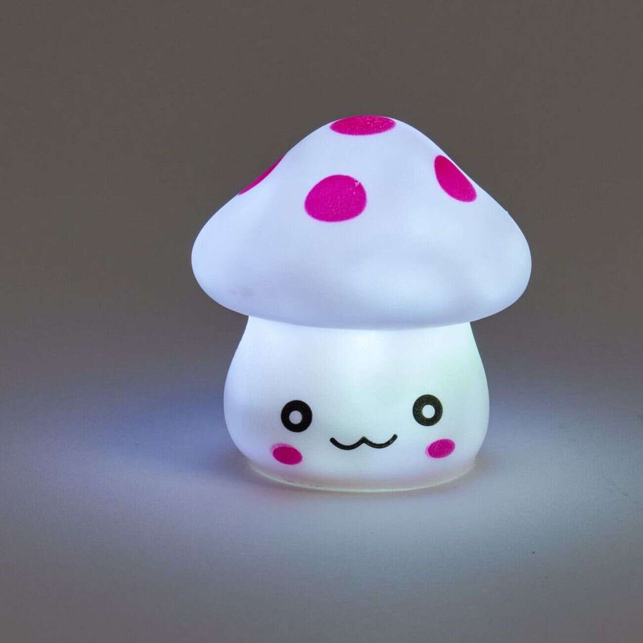 Veilleuse LED champignon Ø6xH6cm