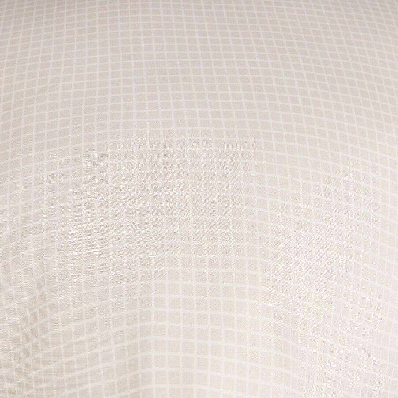 Taie d'oreiller carrée beige blanc imprimé croix X2