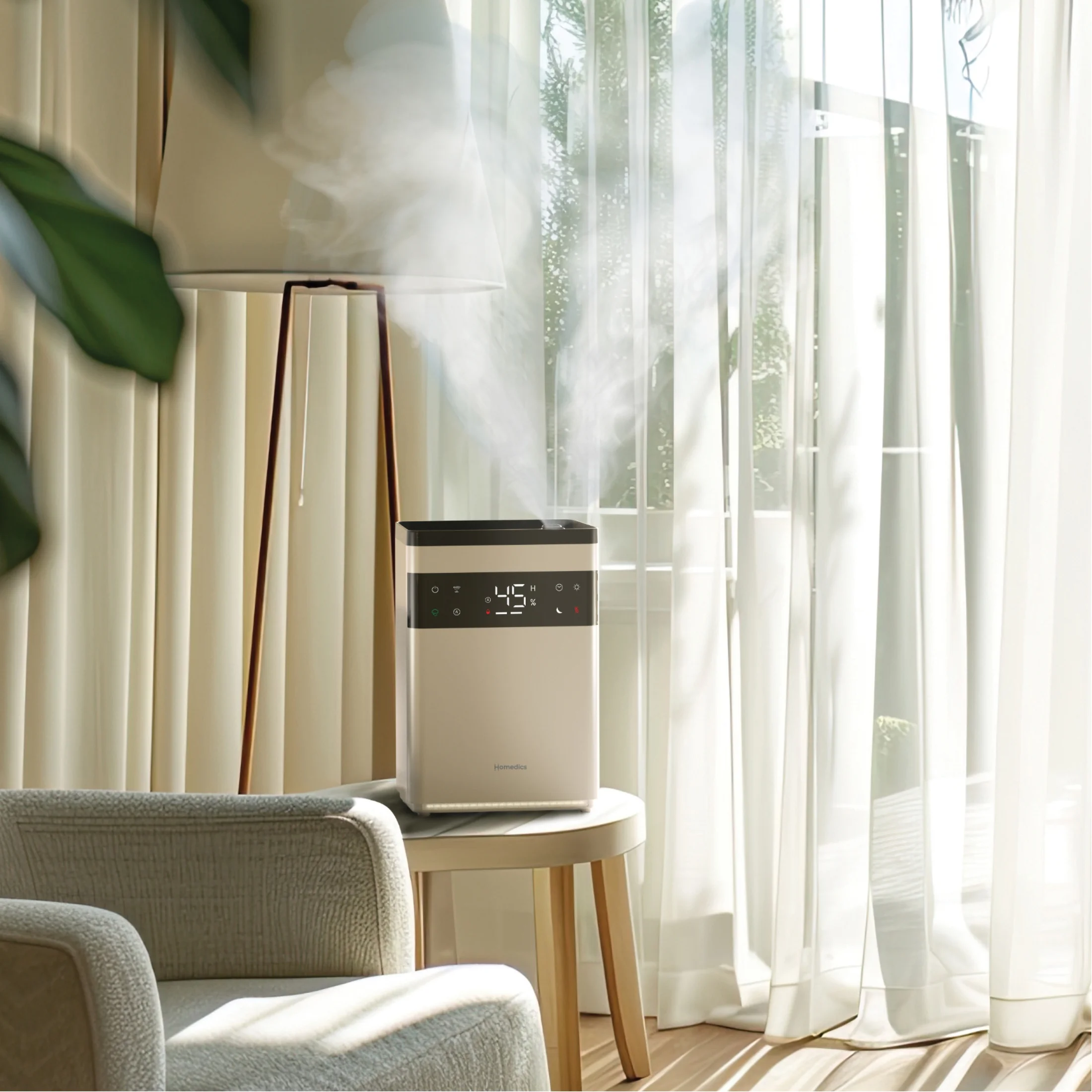 Premium Warm Cool Mist Ultrasonic Topfill Humidifier, 58 Hour Runtime - Image 6