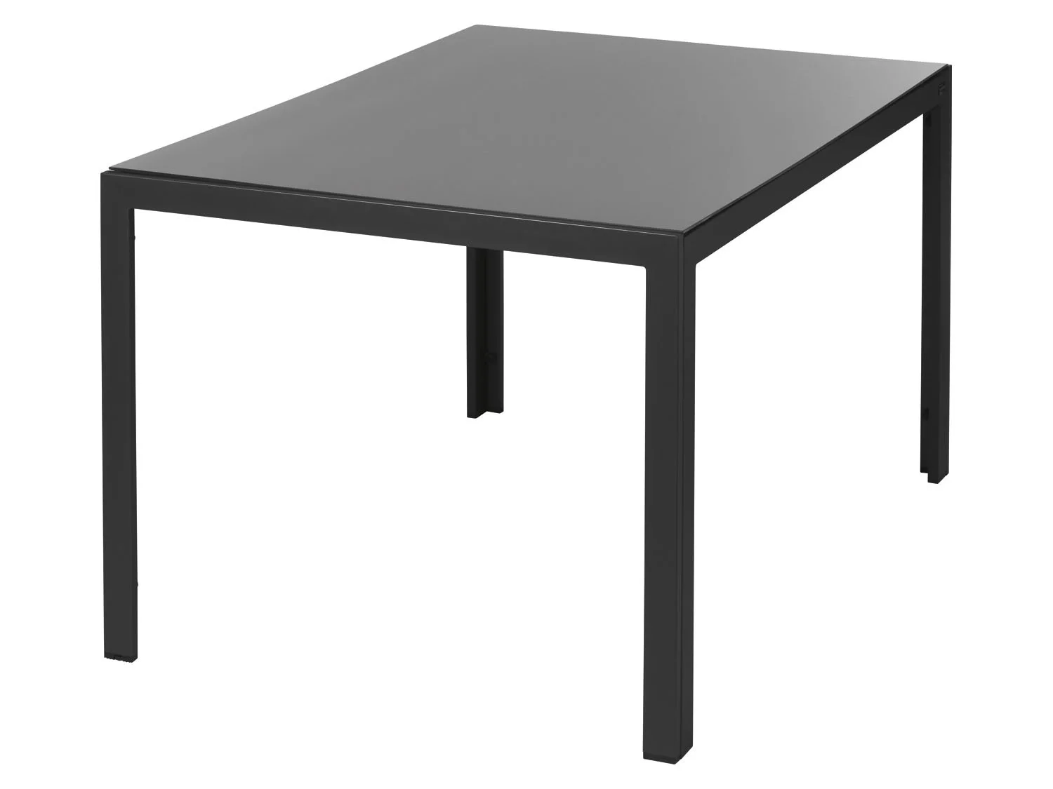 LIVARNO home Table de jardin Houston en aluminium, noir