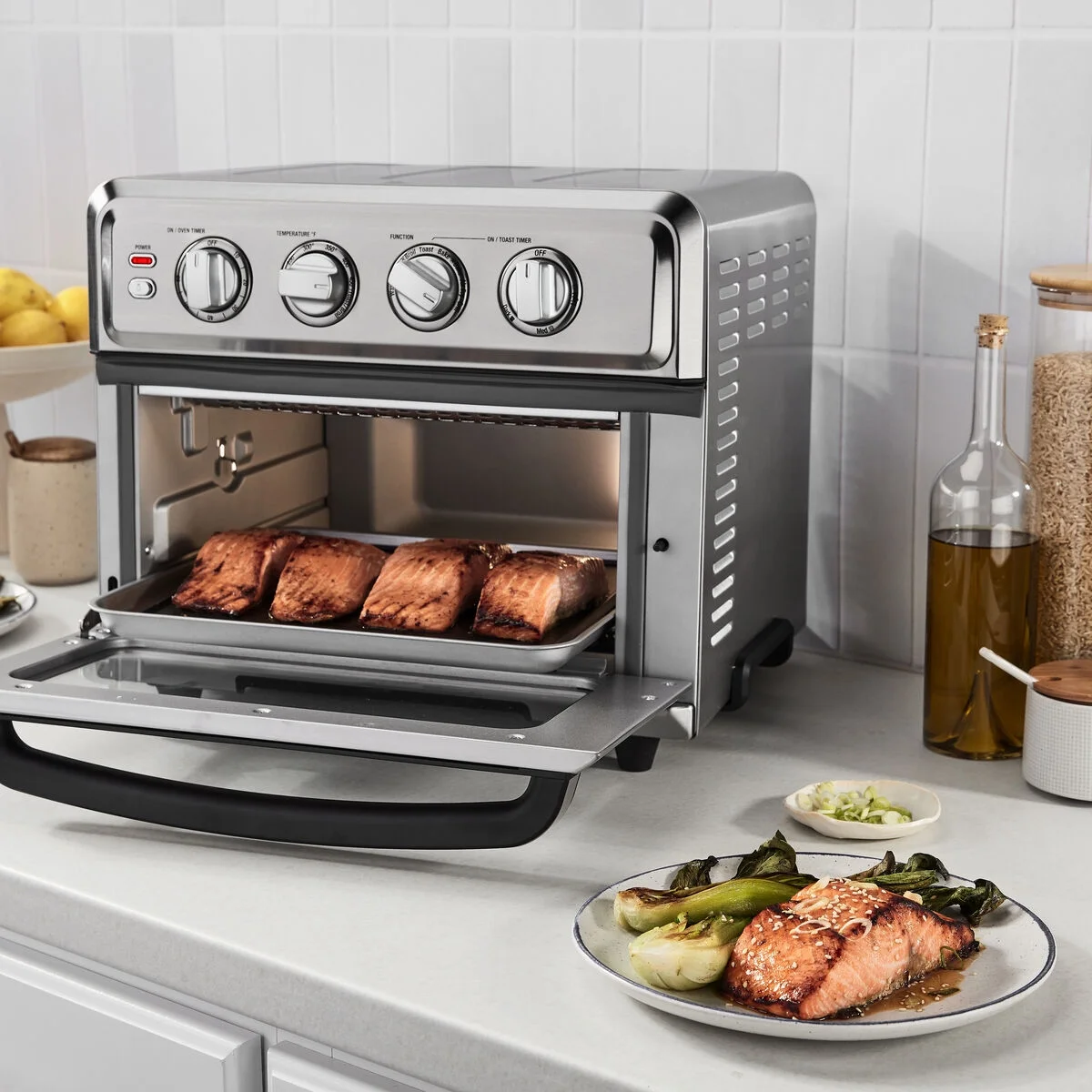 Air Fryer Toaster Oven with Grill, Stainless Steel(Stainless Steel) - Image 6