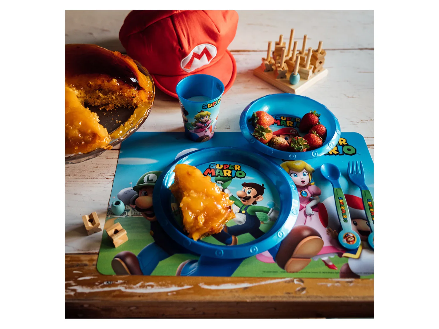 Nintendo Gourde Super Mario, bote  sandwichs ou set de vaisselle