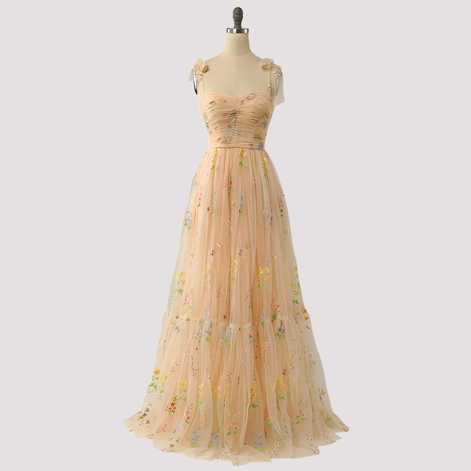 Livia - Robe de bal élégante avec broderie florale