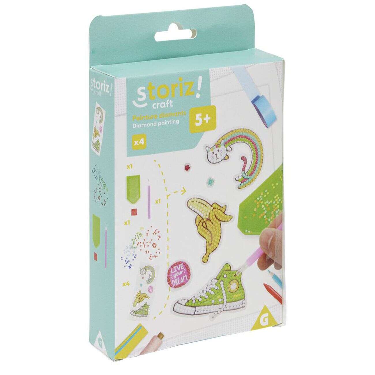 Coffret activité créative 3à6ans (4 modèles)