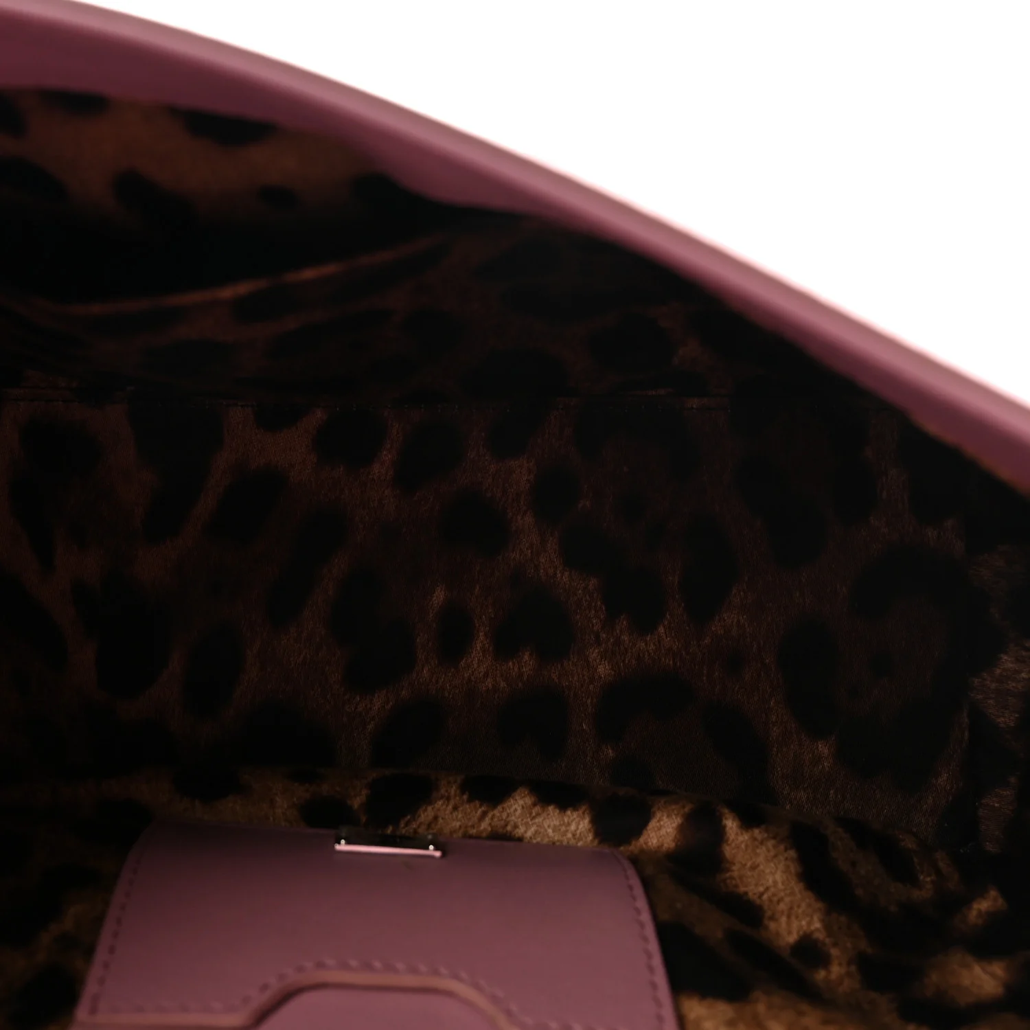 Calfskin Lucia Small Satchel Purple