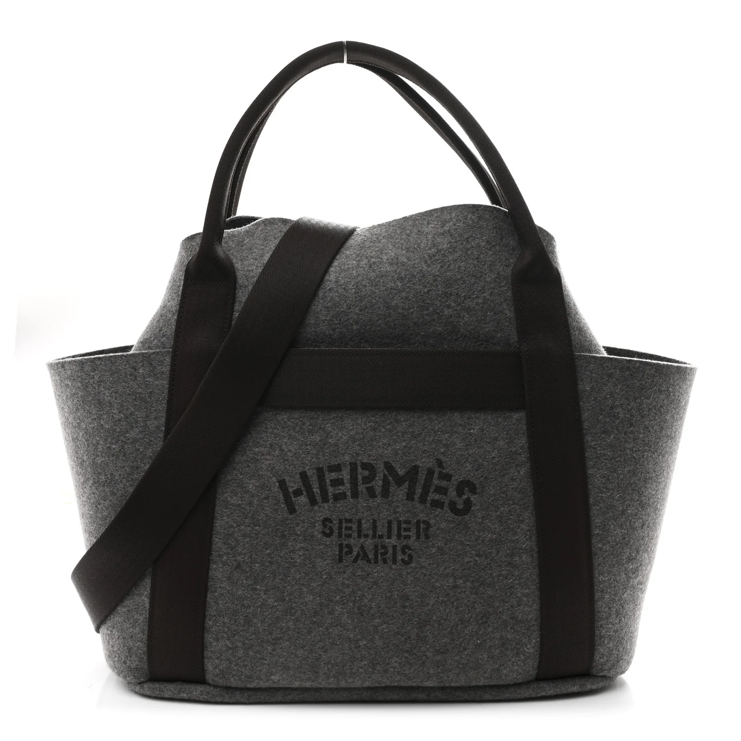 Felt Sac De Pansage Groom Bag Acier