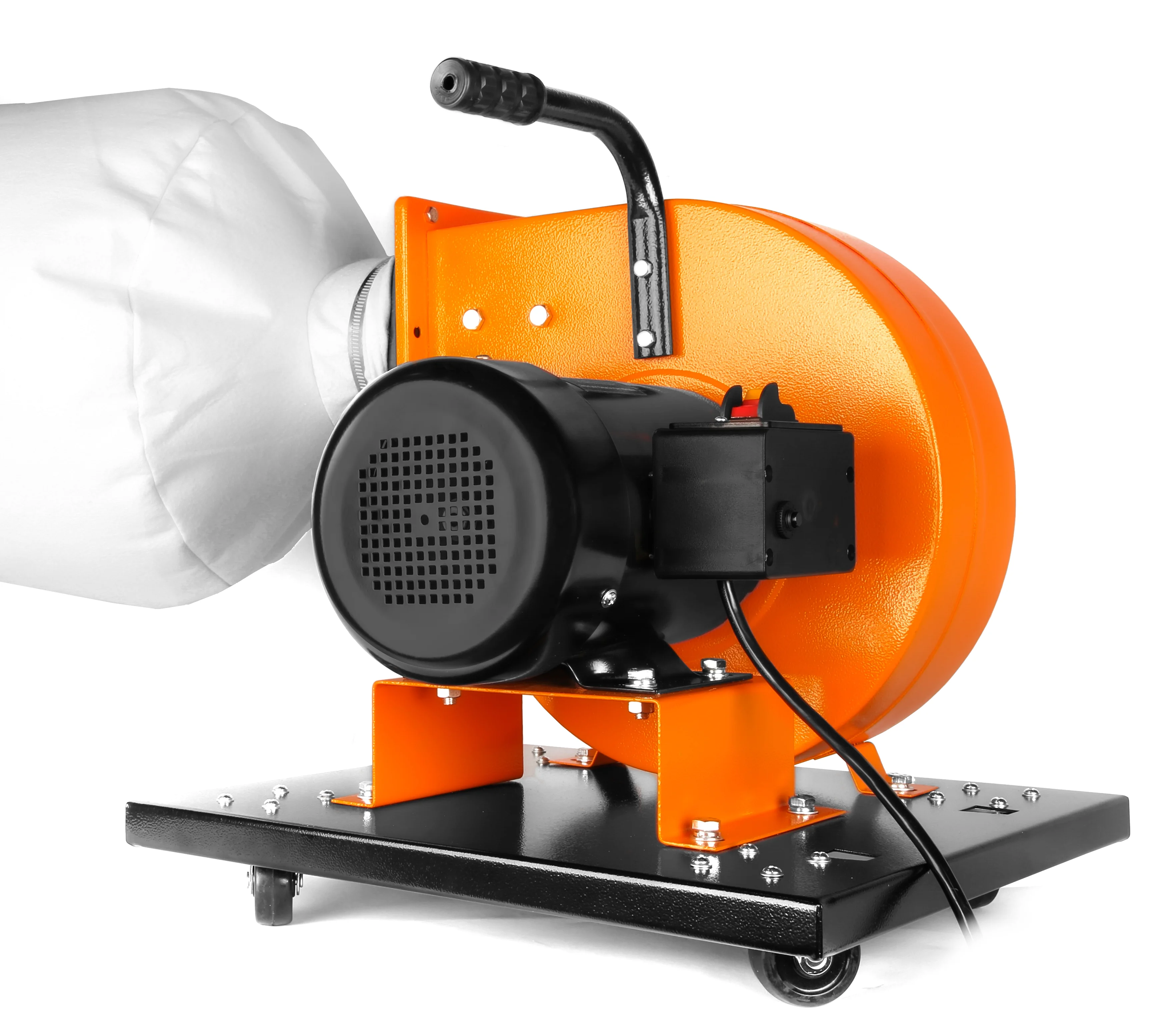 7.4-Amp Rolling Dust Collector with Induction Motor, 15-Gallon Bag and Optional Wall Mount - Image 6